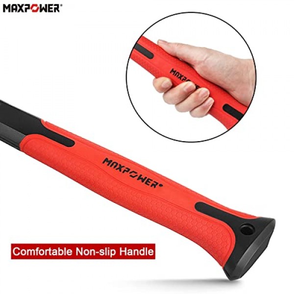 MAXPOWER 20온스 클로 해머, 2개 팩
