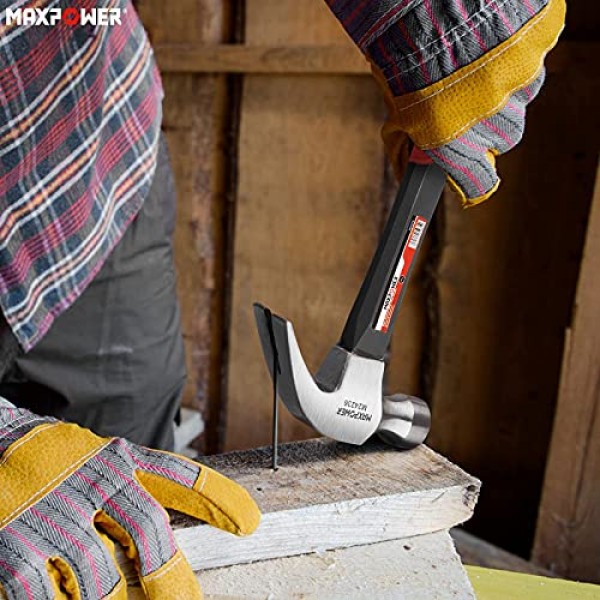 MAXPOWER 20온스 클로 해머, 2개 팩