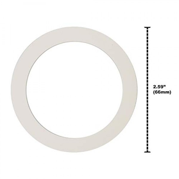 스토브탑 에스프레소 커피 메이커용 Univen 개스킷 3컵은 Bialetti, Imusa, BC 등에 적합합니다. Made in USA 3팩