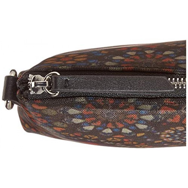 Desigual 여성용 패브릭 크로스 바디 백, 블랙, U, 블랙