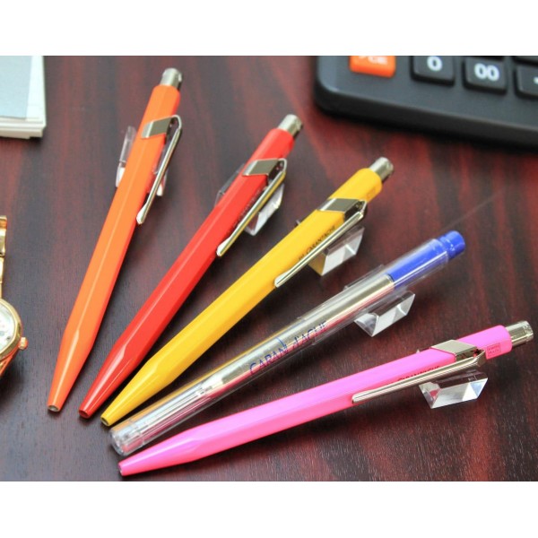 Caran d'Ache Caran d'Ache 8422.000 잉크 및 리필 골리앗 카트리지 블루, 1개(1팩) & 볼펜 리필 