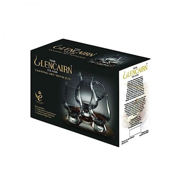 Glencairn 2피스 위스키 잔 세트(피처 포함)