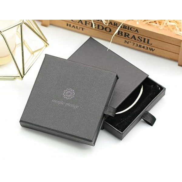 Simple PLEDGE Always Better Together 뱅글 실버, 골드, 로즈 골드 각인된 여성용 팔찌 주얼리 선물로 완벽한 블라인드 각인