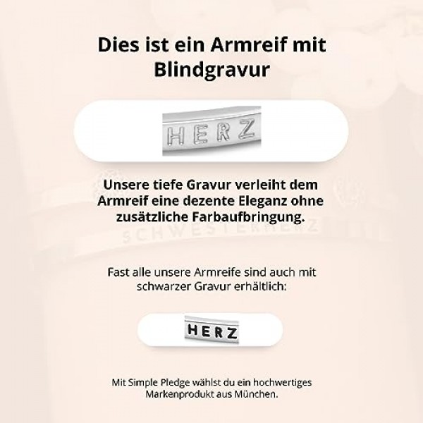 Simple PLEDGE Always Better Together 뱅글 실버, 골드, 로즈 골드 각인된 여성용 팔찌 주얼리 선물로 완벽한 블라인드 각인