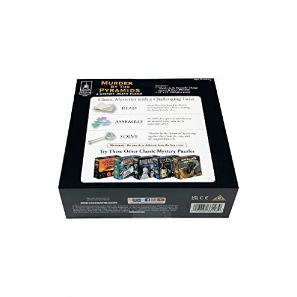 살인 미스터리 파티 | 클래식 미스터리 직소 퍼즐, 피라미드의 살인, 1,000피스 직소 퍼즐