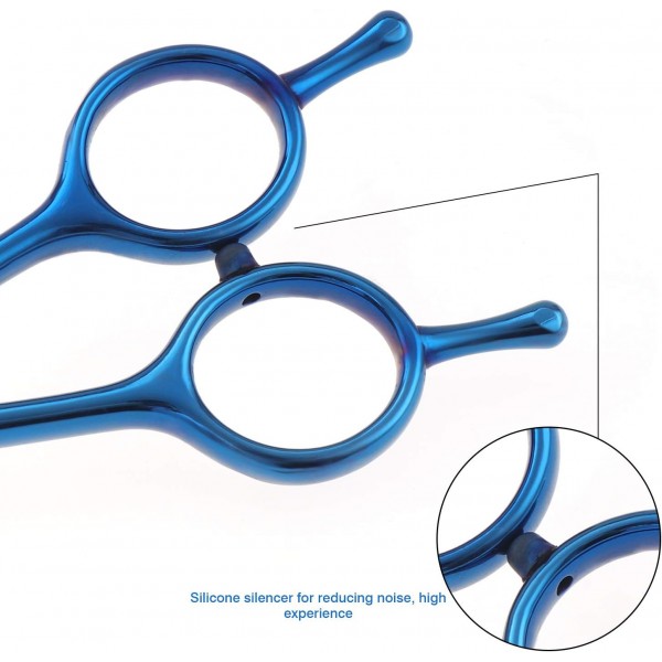 Aussel Pet Curved Scissor Set- 몸단장에 적합, 내구성이 뛰어난 스테인리스 스틸, 파우치 제공, 편안하고 기능적이며 매우 인체공학적