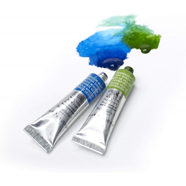 Winsor & Newton 0114502 프로페셔널 수채화 물감, 선명한 아티스트 품질의 수채화 물감, 하이 컬러 광채 및 생동감, 내광성, 보관용 품질, 37ml 튜브 - 퍼머넌트 핑크 퍼머넌트