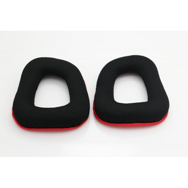 Shinecozy 프리미엄 헤드폰 이어 패드 인조 가죽 폼 이어 패드, Logitech G35 Black 용 헤드셋 이어 패드 교체 부품 (Logitech G35 Black 용)