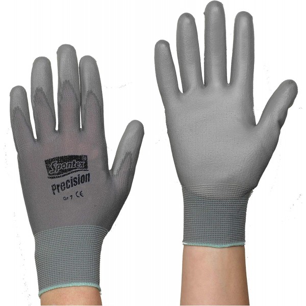 Spontex 12130110 특수 정밀 장갑 유형 7 10-10.5 특히 섬세한 작업을 위한 범용 장갑
