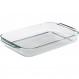 Pyrex Bakeware 직사각형 캐서롤 접시, 4.8쿼트, 투명 4쿼트 투명