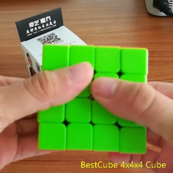 BestCube 4x4 Qiyuan S 4x4x4 스피드 큐브 스티커 없는 퍼즐 큐브(Qiyuan 버전)