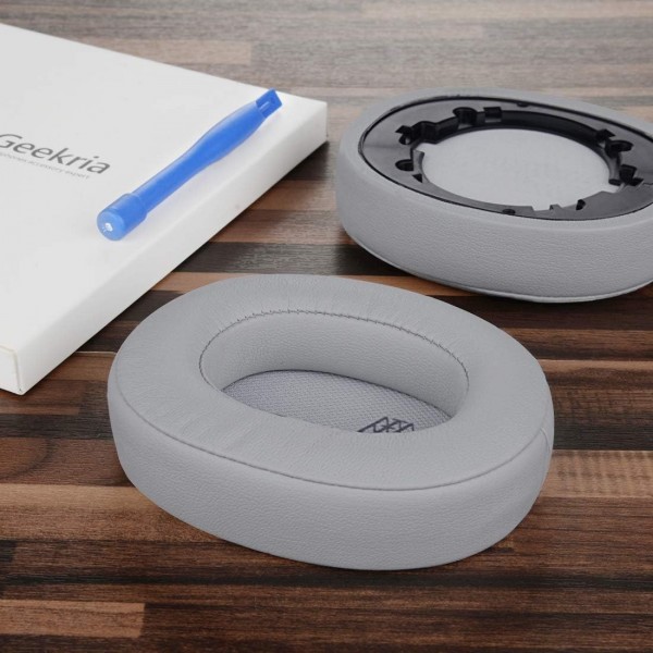 Geekria QuickFit 단백질 가죽 교체 용 이어 패드 JBLs LIVE 500BT 헤드폰, 이어 패드, 이어 패드 교체, 이어 커버, 이어 패드 수리 부품