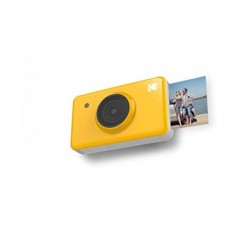 Kodak Mini Shot 무선 즉석 디지털 카메라 및 소셜 미디어 휴대용 포토 프린터, LCD 디스플레이, 프리미엄 품질 풀 컬러 인쇄, iOS 및 Android와 호환 가능(노란색)(KOD-MSY)