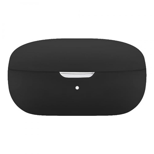 Anker P20i, p 20i의 Soundcore와 호환되는 Geekria 실리콘 케이스 커버 진정한 무선 이어버드, 보호용 이어폰 충전 포트 접근 가능, 전면 LED 표시(검은색)