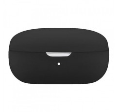 Anker P20i, p 20i의 Soundcore와 호환되는 Geekria 실리콘 케이스 커버 진정한 무선 이어버드, 보호용 이어폰 충전 포트 접근 가능, 전면 LED 표시(검은색)