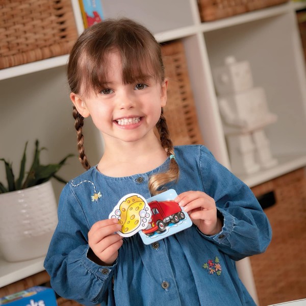 Orchard Toys Mucky Trucks 게임, 3-6세 어린이를 위한 재미있는 컬러 매칭 게임, 교육용 게임