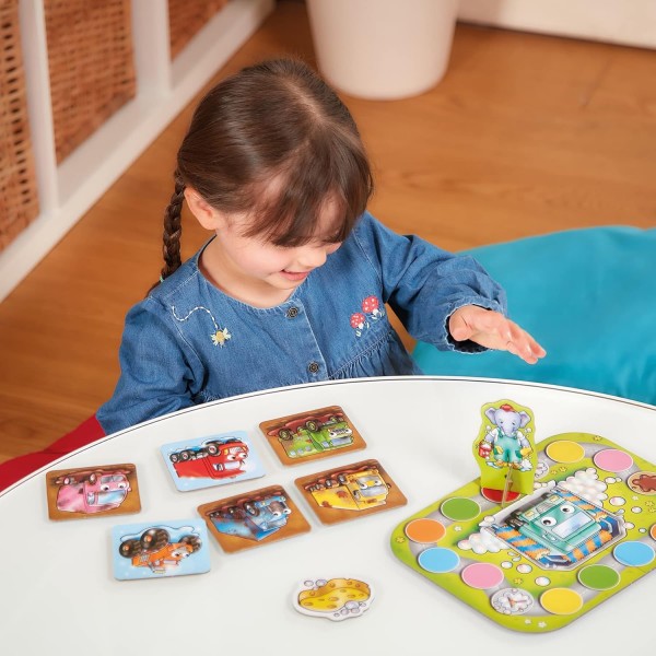 Orchard Toys Mucky Trucks 게임, 3-6세 어린이를 위한 재미있는 컬러 매칭 게임, 교육용 게임