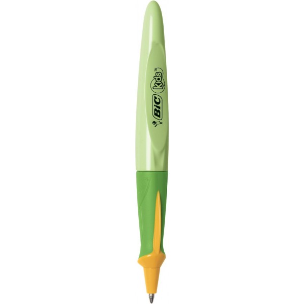 BIC Kids Ball Pen - Green Barrel, Medium Point (1.0 mm), Black, 1-Count by BIC