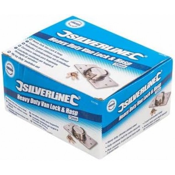 Silverline 633786 헤비 듀티 밴 잠금 장치 및 걸쇠 73mm
