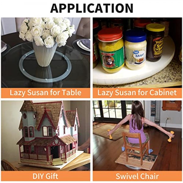 TamBee 20인치 게으른 수잔 하드웨어 알루미늄 베어링 금속 회전 턴테이블 베어링 회전판 하드웨어 게으른 수잔 베어링 게으른 수잔 부품 게으른 수잔 메커니즘 게으른 