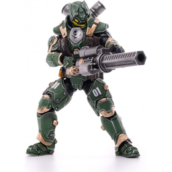 상품화 라이센스 Dark Source - Joy Toy 01st Legion Steel (Steel Ghost) 1/18 Figur (Net)