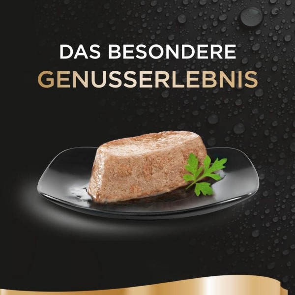 Sheba Perfect Portions 습식 고양이 사료 - 고양이용 고품질 습식 사료 48개 - 노블 치킨 파이 - 고양이 사료 - 8개들이(37.5g 8개 x 6개)