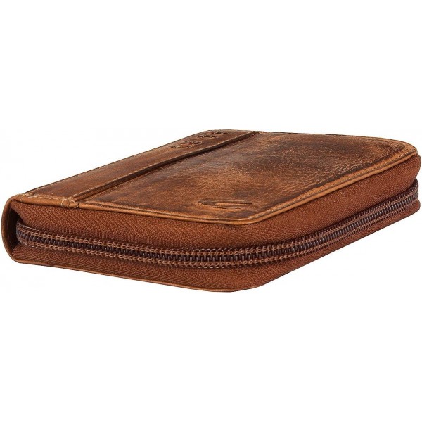 Camel active, Melbourne, 남성, 지퍼 지갑, 프리 사이즈, 블랙, 10.5x2.5x13 cm