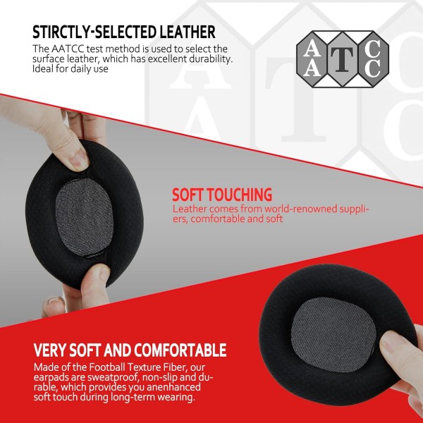 Krone Kalpasmos Arctis 7 이어 패드 SteelSeries Arctis 1 Pro 3 5 7 7+ 7p 7X 9 프라임 용 통기성 패브릭 교체 이어 패드 모든 모델 무선 헤드셋 블랙