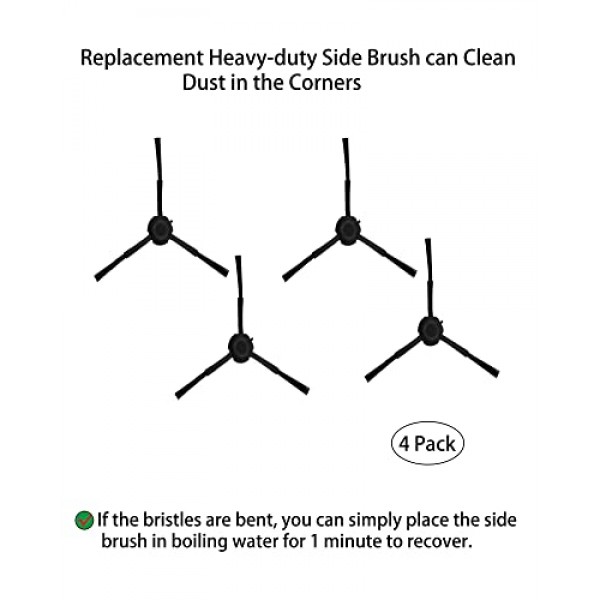 Dreame Bot Z10 Pro / L10 Plus 진공 부착물용 브러시 필터 걸레 천 먼지 봉투 교체 부품 액세서리 교체(19팩)