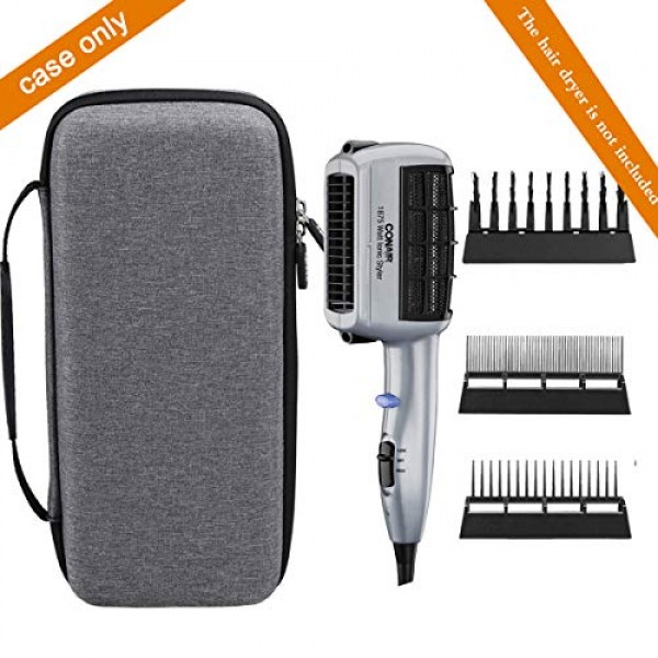 Andis 82105 1875 / Conair 1875 스타일링 헤어 드라이어용 Aproca 하드 여행용 보관 케이스