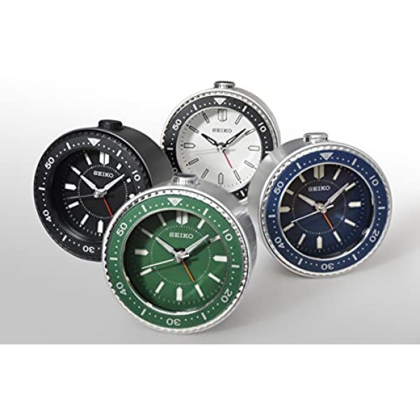 Seiko Mai 침실 알람시계, 메탈릭 블루