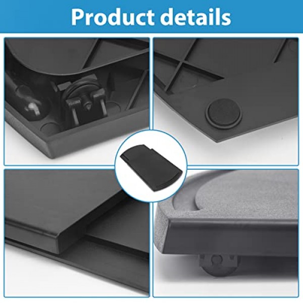 1 PCS 커피 메이커 트레이, 주방 캐디 슬라이딩 커피 트레이 매트, 12'' 캐비닛 기기 아래 커피 메이커 토스터 수조 보관 부드러운 롤링 휠이 있는 이동 슬라이더