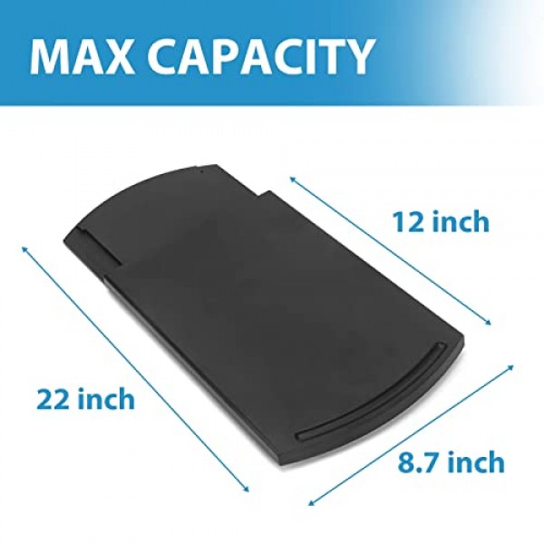 1 PCS 커피 메이커 트레이, 주방 캐디 슬라이딩 커피 트레이 매트, 12'' 캐비닛 기기 아래 커피 메이커 토스터 수조 보관 부드러운 롤링 휠이 있는 이동 슬라이더