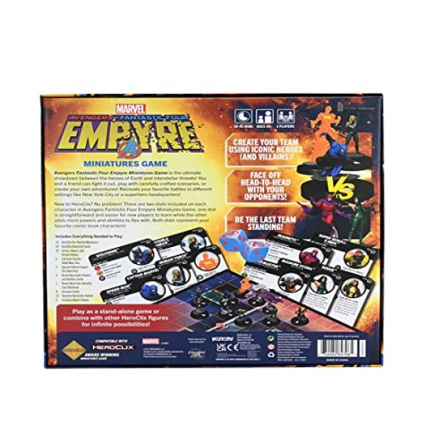 Marvel HeroClix: 어벤져스 판타스틱 4 제국 미니어처 게임