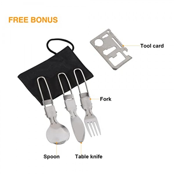 REDCAMP 11/12/22 PCS 캠핑 조리기구 메스 키트, 800ml (28oz) 배낭 캠핑 냄비 + 팬 세트, 하이킹, 피크닉 및 캠핑을 위한 가볍고 컴팩트한 조리기구, 레드