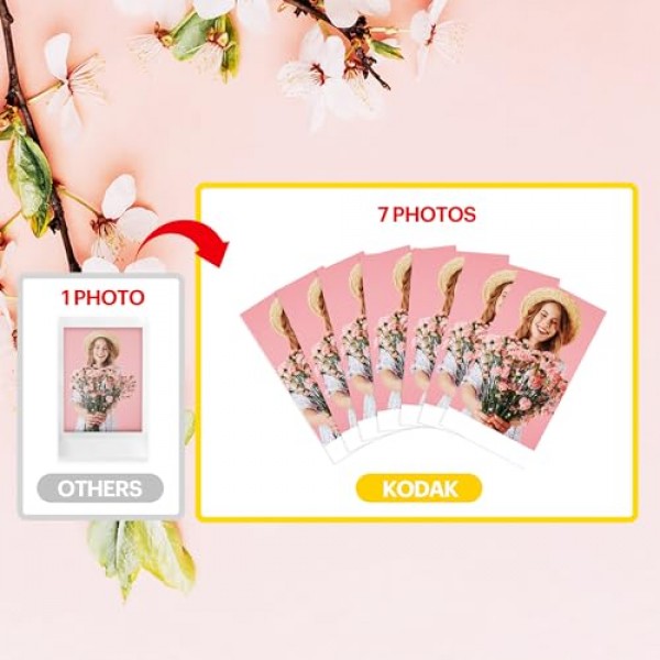 KODAK Dock ERA Plus 4PASS 즉석 휴대용 포토 프린터(4x6)(프린터 + 90매 + 액세서리)