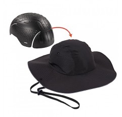 Ergodyne Skullerz 8957 경량 레인저 모자 및 범프 캡 인서트, 검정색, X-소형-소형