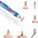 CDIYTOOL 13 Pcs 다이아몬드 브러시 금속 팁 DIY 다이아몬드 페인팅 금속 펜 팁 다른 스타일 배치 팁 5D 다이아몬드 페인팅 용품 교체 펜 헤드(로즈 골드)
