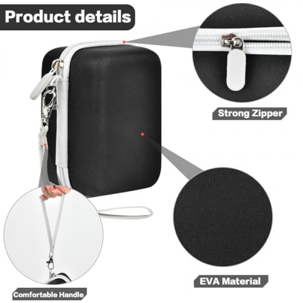 KODAK EKTAR H35 H35N 하프 프레임 필름 카메라와 호환되는 디지털 카메라 케이스, Kodak Ultra F9 M35 M38 종이 촬영 카메라용 보관 홀더 정리함, 35mm 필름 롤(박스만 해당) - 블랙