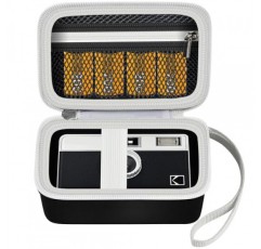KODAK EKTAR H35 H35N 하프 프레임 필름 카메라와 호환되는 디지털 카메라 케이스, Kodak Ultra F9 M35 M38 종이 촬영 카메라용 보관 홀더 정리함, 35mm 필름 롤(박스만 해당) - 블랙