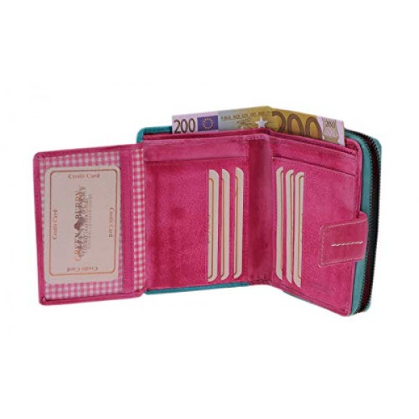 Greenburry Candy Shop 여성용 지갑 컬러풀 13 x 10 x 3.5 cm, 멀티 컬러, 상품에 속성이 적용되지 않음