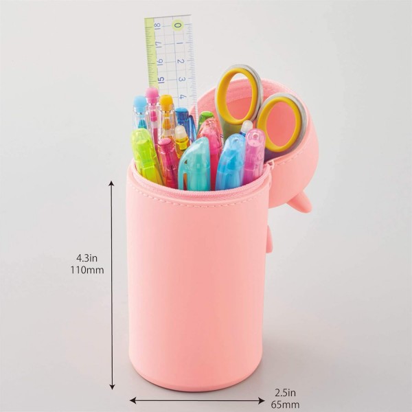 Lihit Lab PuniLabo Stifteetui(Stifthalter), groß, 7,4 x 21,1 cm, Papagei(A7714-9) Parrot Large: 2.9\