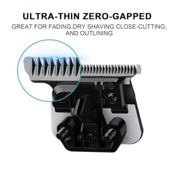 BaByliss PRO Barberology 트리머 블레이드용 DLC 트리머 교체 블레이드, BaByliss FX787 및 FX726 트리머용 DLC 2.0 트리머 블레이드, 검정색