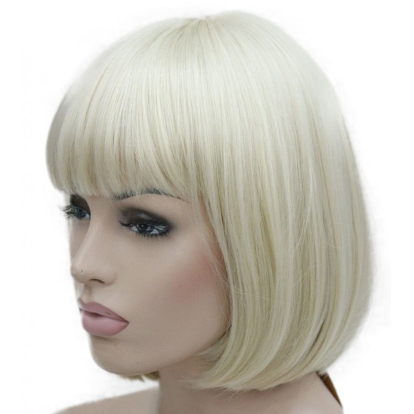 lydell 8 Short Bob Hair Bangs Pie UV Top 내열 합성 가발 #614