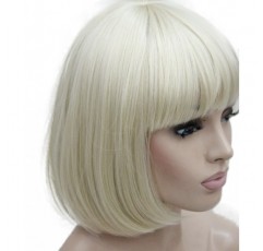 lydell 8 Short Bob Hair Bangs Pie UV Top 내열 합성 가발 #614