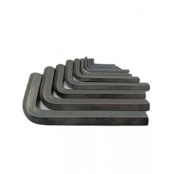 Autuwintor 17mm 육각 키, l자형 육각 렌치 도구, 검정색, 2개 팩