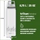 SIGG - Tritan 물병 - Total Clear ONE - 탄산 음료에 적합 - 식기세척기 사용 가능 - 누수 방지 - 가벼운 깃털 - 긁힘 방지 - BPA 프리 - 0.75L Tritan Renew anthracite
