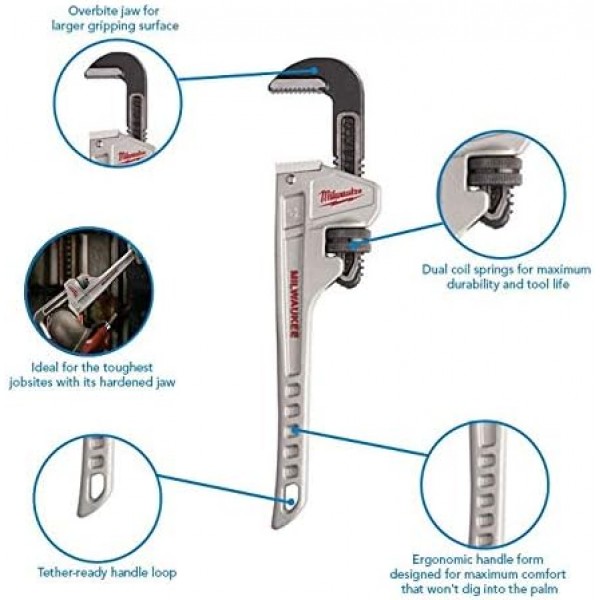 355mm 알루미늄 스틸슨 렌치