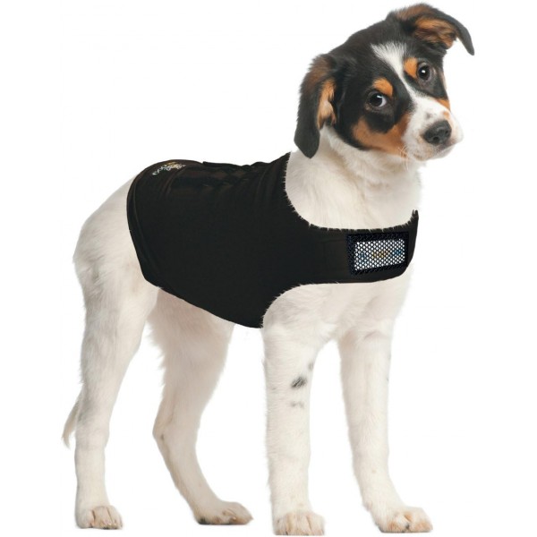 ZenPet ZenDog Anxiety Dog Vest Calming Compression Shirt Medium M Schwarz