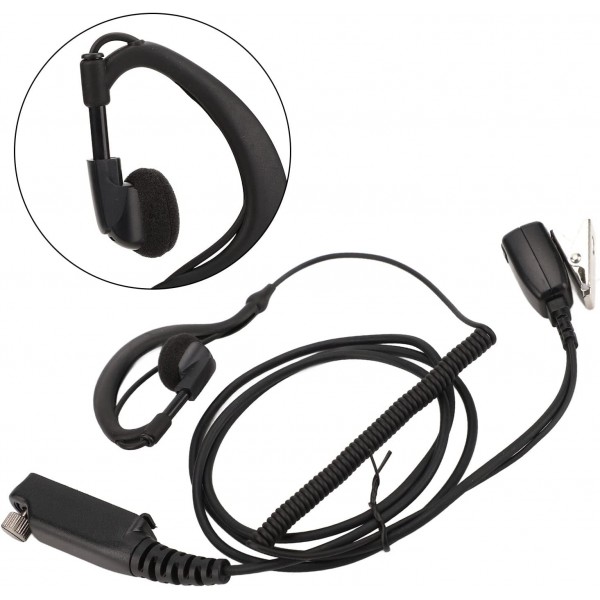 Yunseity G 모양 이어폰 헤드셋 Mic PTT for Sepura STP8000 STP8030 STP8035 STP8038 STP9000 워키 토키 핸즈프리 PTT 마이크 이어폰 헤드셋